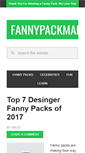 Mobile Screenshot of fannypackmaniac.com